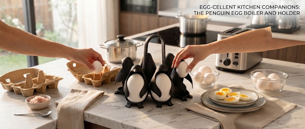 Penguin Egg Holder & Cooker: A Better Way to Store, Boil and Organise Eggs