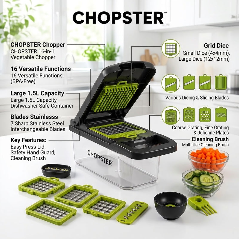 16-in-1 Vegetable Chopper