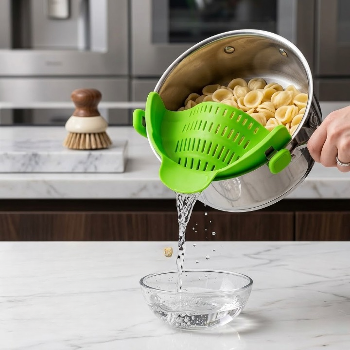 Clip-On Pot Strainer