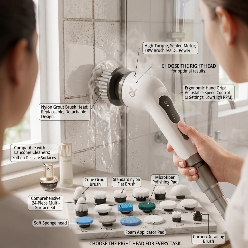 9-in-1 Electric Cleaning Brush