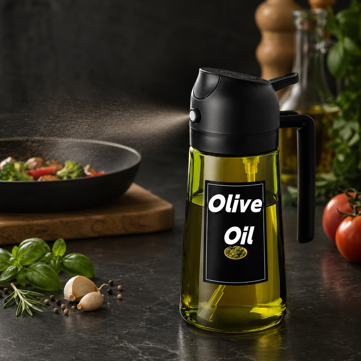 2-in-1 Oil Spray Bottle