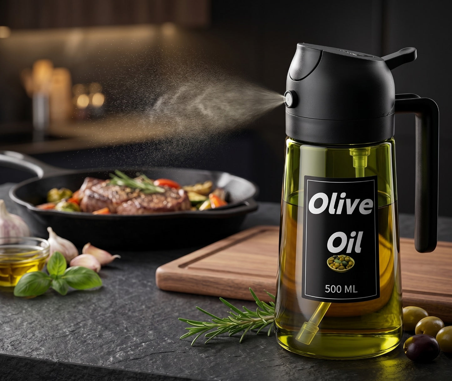 2-in-1 Oil Spray Bottle